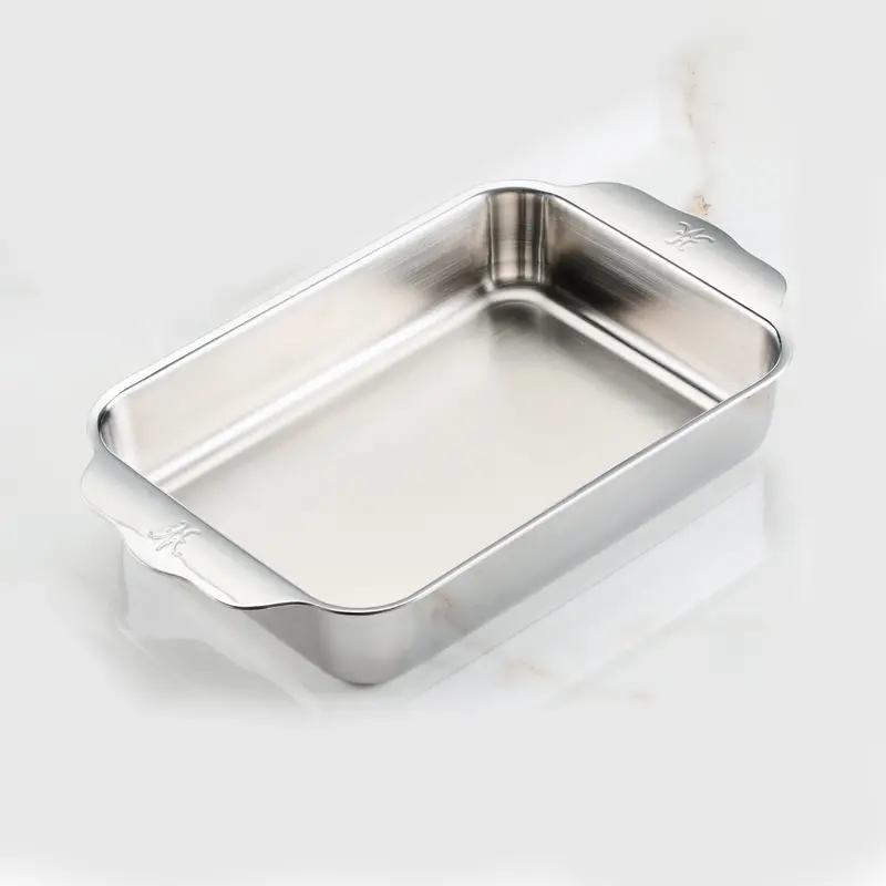 Hestan Ovenbond Tri-Ply 7X10-Inch Rectangular Baking Dish – Professional-Grade Roasting Pan 1