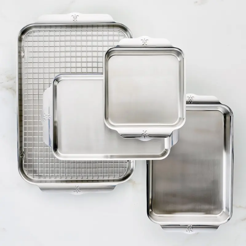 Hestan Ovenbond Tri-Ply Bakeware Collection – 5-Piece Set 1