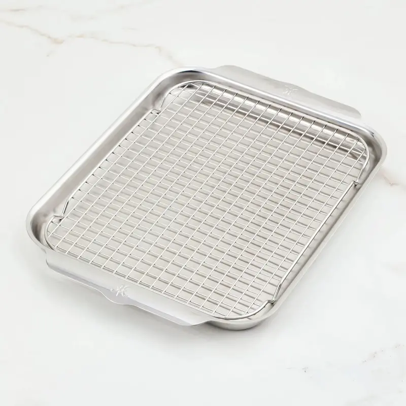 Hestan Ovenbond Tri-Ply Medium Sheet Pan With Built-In Rack (12 X 15 Inches) 1