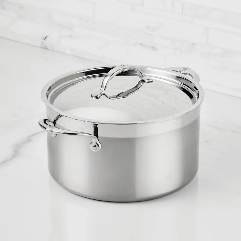 Hestan Probond 8-Quart Stainless Steel Stock Pot – Heavy-Duty, Even-Heating Cookware 1
