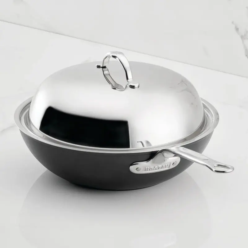 Hestan Titum Fusion 12.5-Inch Nonstick Wok – Ergonomic Stir-Fry Pan With Helper Handle 1