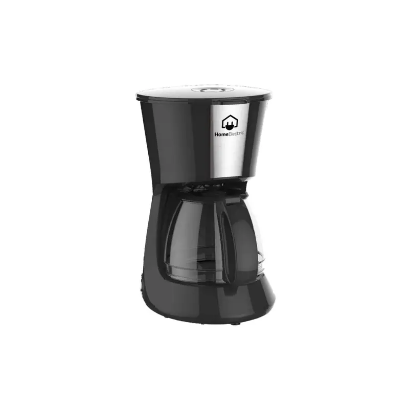 Home Compact 1.5L Drip Coffee Maker – 4–6 Cups, 550W, Black Housing 1