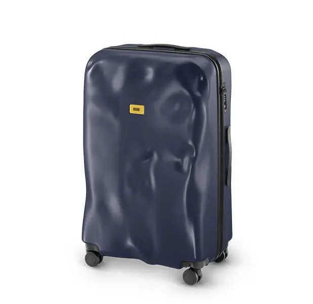 Icon Series Large Suitcase In Denim Blue – Crash Baggage 1
