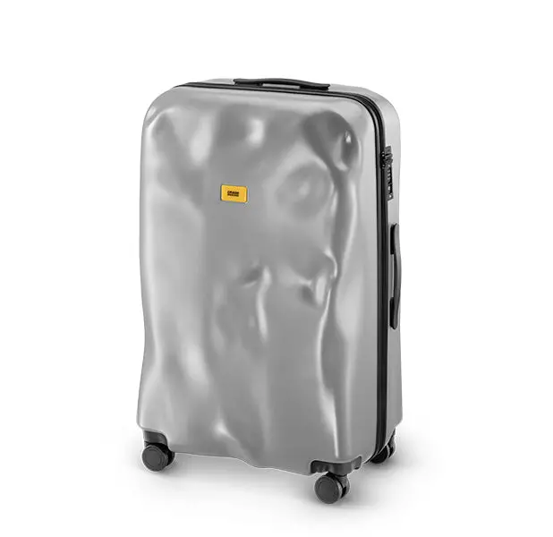 Icon Series Large Travel Bag In Silver – Crash Baggage 1