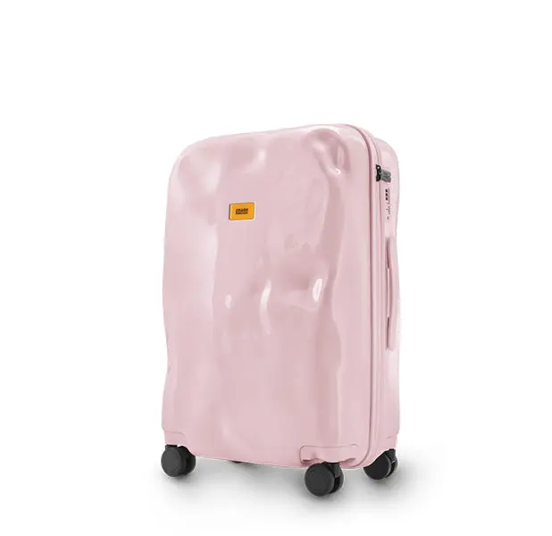 Icon Series Medium Luggage In Skin Pink – Crash Baggage 1
