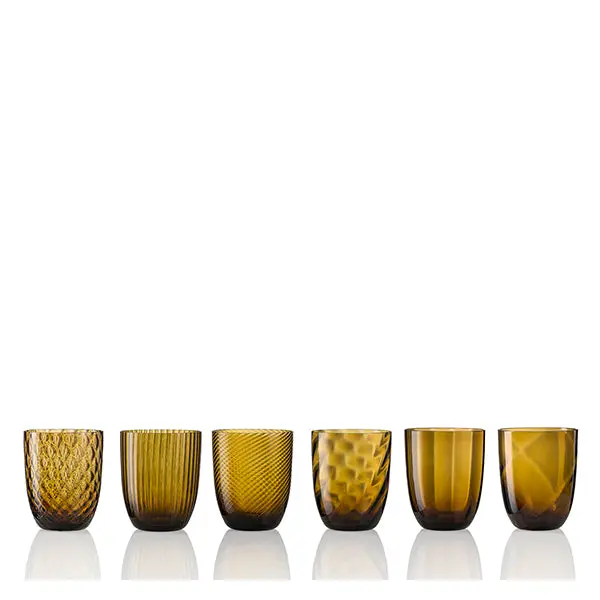 Idra Glassware Collection – Six Premium Water Glasses By Nasonmoretti 1