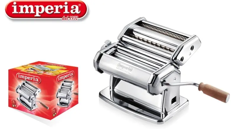 Imperia Ipasta Duplex Cutter – Italian Manual Pasta Machine With Dual Cutting Blades 1