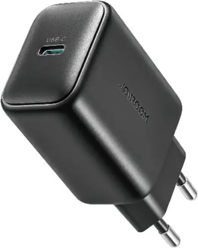Joyroom 25W Compact Wall Charger – Black, Cable-Free Design 1