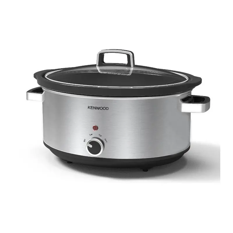 Kenwood Slow Cooker Rice Pot – 6.5L Capacity, 300W Energy-Efficient Heating, Stainless Steel 1