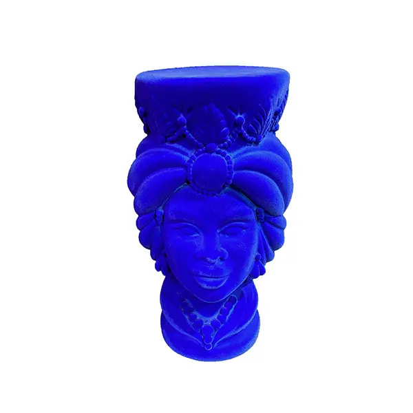 La Mora Soft Blue Stool/Table Lamp 1