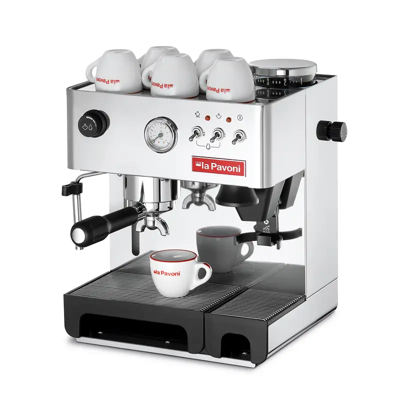 La Pavoni Domus Bar Espresso Machine With Integrated Grinder 1