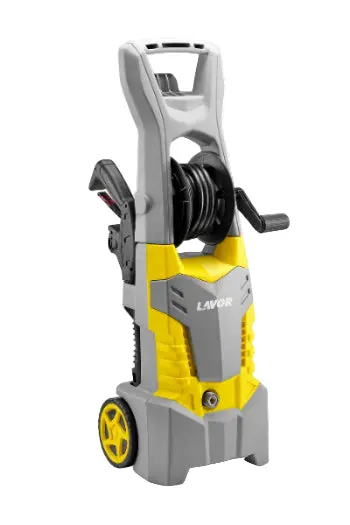 Lavor 145-Bar High-Pressure Washer – Aluminum Pump, 3-Piston System, Yellow 1