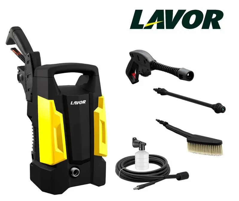 Lavor Professional High-Pressure Washer For Home And Garden Cleaning – Black 1
