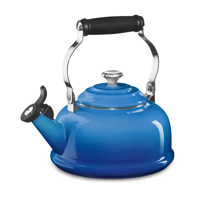 Le Creuset Enameled Steel 1.7-Quart Marseille Whistling Tea Kettle 1
