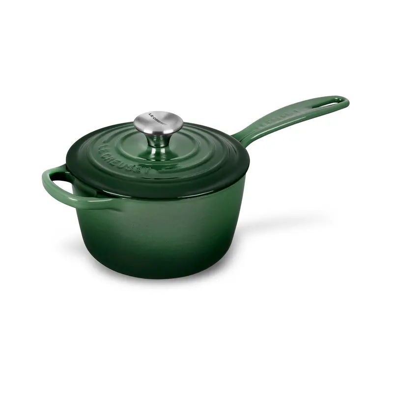 Le Creuset Signature 1.75-Quart Artichaut Cast Iron Saucepan 1