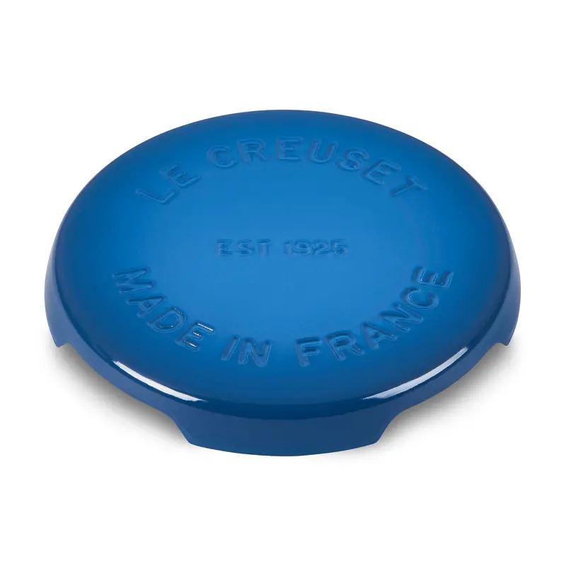 Le Creuset Signature Cast Iron 8.8-Inch Marseille Blue Round Trivet 1