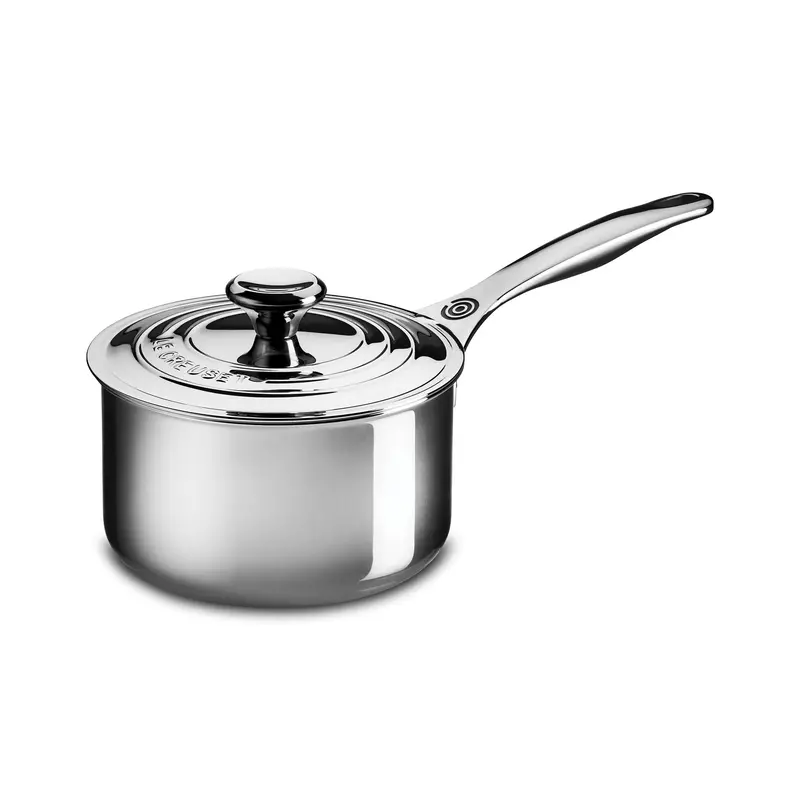 Le Creuset Stainless Steel 2-Quart Saucepan – Compact & Efficient 1