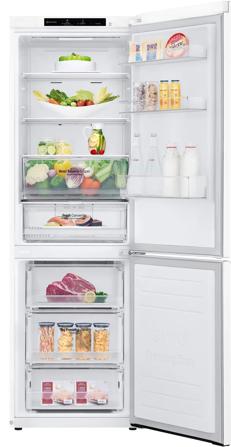 Lg Gbb61Swgcn1 French-Door Refrigerator-Freezer – Freestanding Dual-Cool System 1