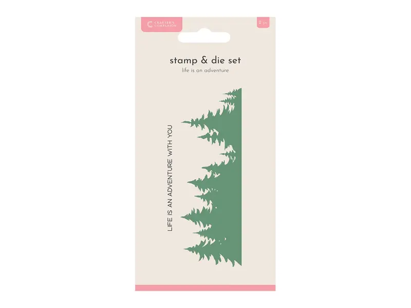 Life Is An Adventure Stamp And Die Combo By Crafter'S Companion 1