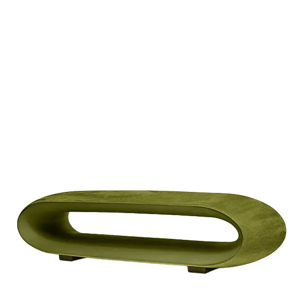 Loop Bench In Moleskin Fabric By Christophe Pillet 4