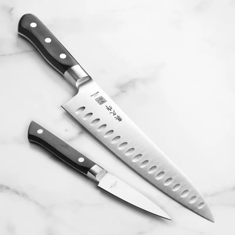 Mac Professional 8-Inch Hollow Edge Chef’S Knife With 3.25-Inch Paring Knife 1