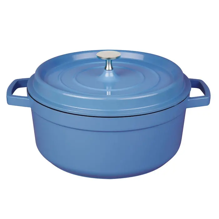 Masterpan Non-Stick Braising Casserole – 24 Cm, Light Blue 1