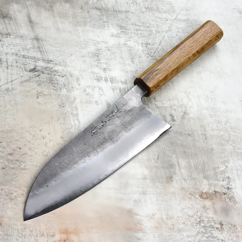 Matsubara Aogami #2 Gyuto Chef Knife – 8.25 Inch Nashiji Stainless Clad 1