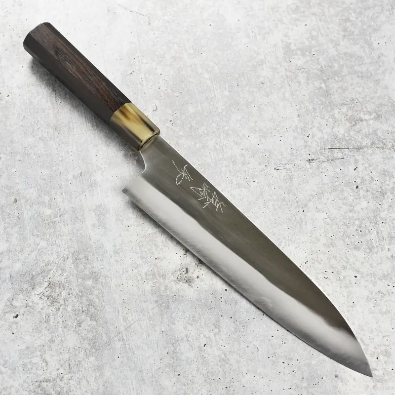 Mazaki Shirogami #2 Migaki 9.4-Inch Gyuto Chef Knife 1