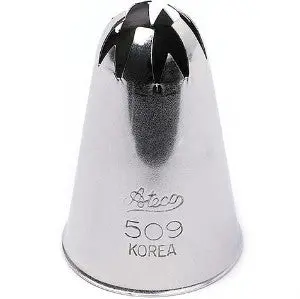 Medium Flower Piping Tip – #509 Single-Flower Nozzle 1