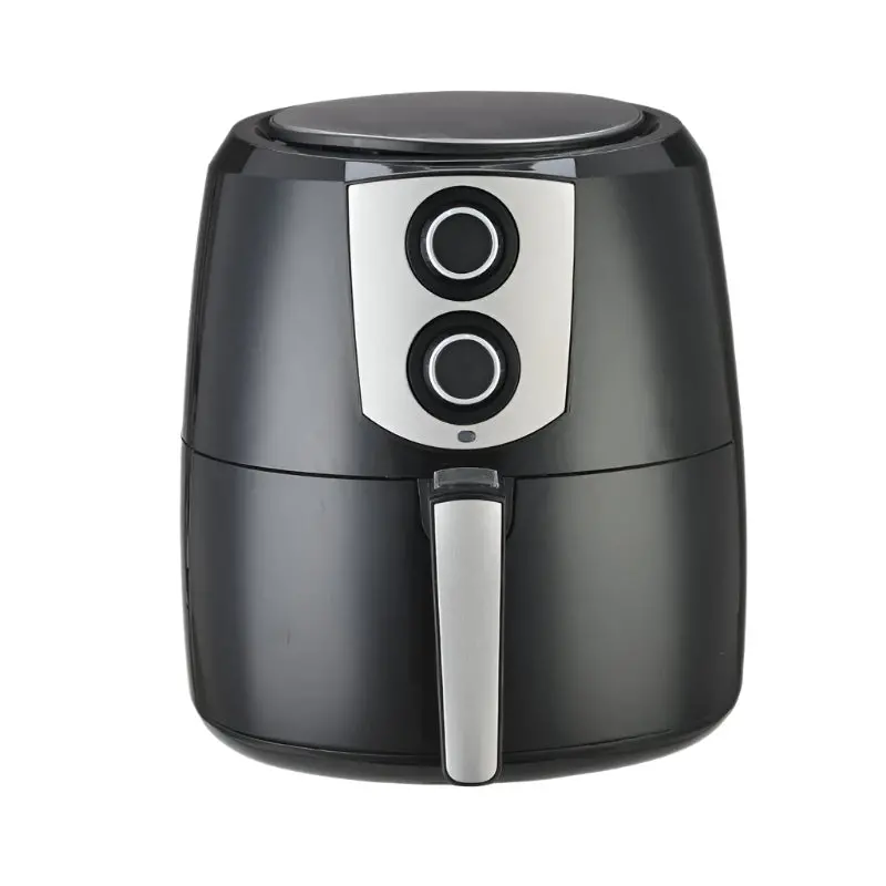 Mega 5.2L Large-Capacity Air Fryer – 1500W Black Digital Countertop Fryer 1