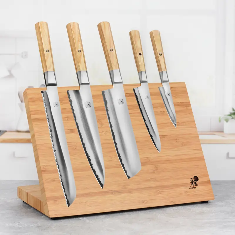 Miyabi Koya 6-Piece Magnetic Knife Easel Set 1