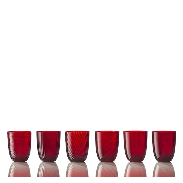 Modern Idra Drinking Glasses – Set Of 6, Made In Italy By Nasonmoretti 1