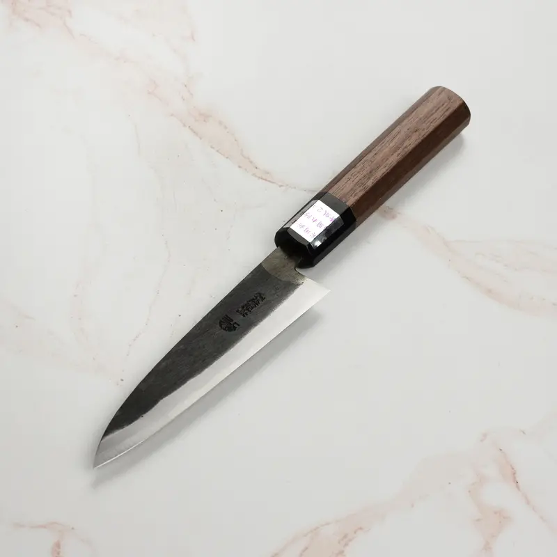 Moritaka 5-Inch Shirogami #2 Carbon Steel Petty Knife – Hand-Forged Mini Chef Knife 1