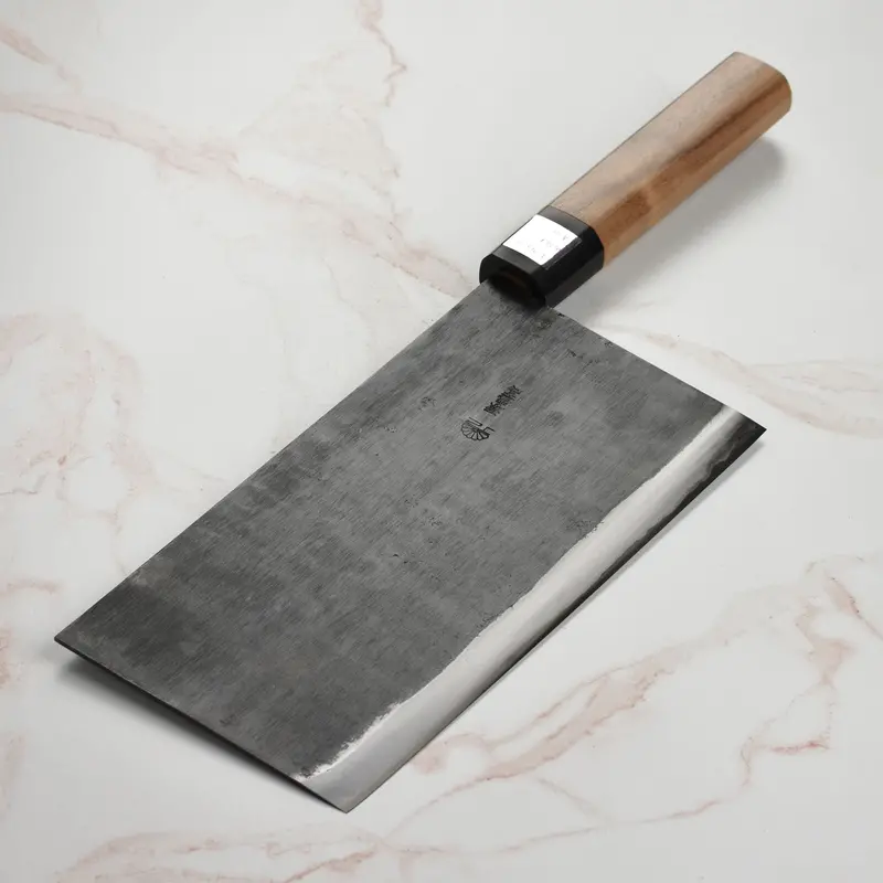 Moritaka Aogami #2 Chinese Chef’S Knife – 8.6" Wide-Blade Carbon Steel Cleaver-Style Gyuto 1