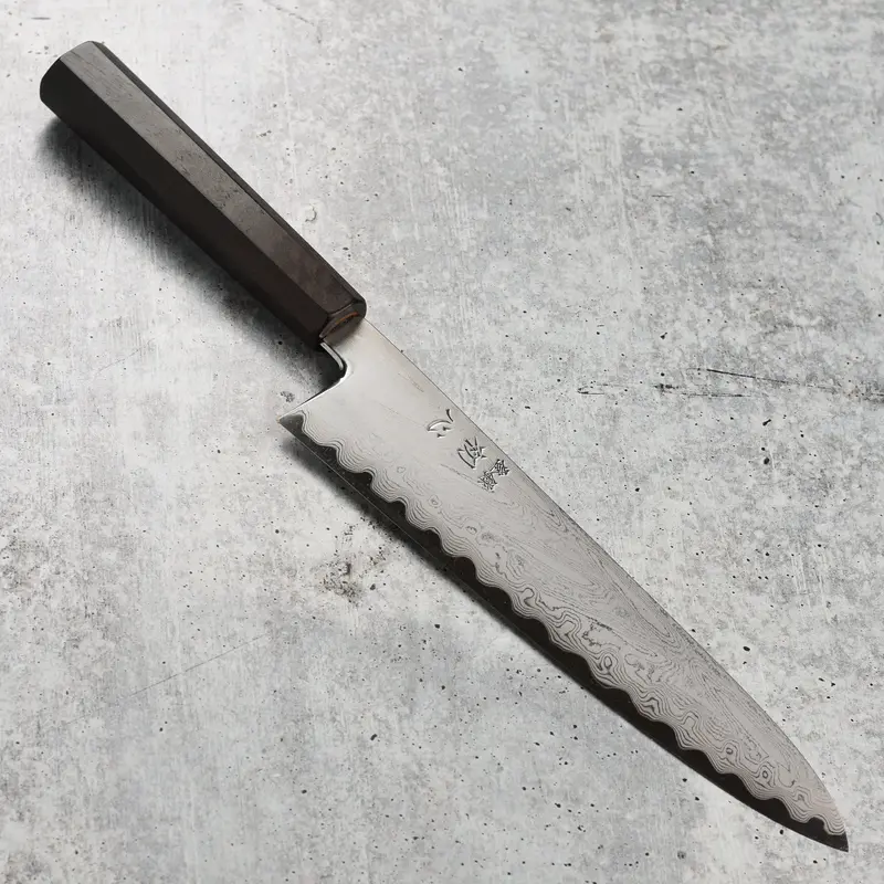 Nakagawa Aogami #1 Damascus Gyuto – 9.4", Premium Japanese Chef Knife, Full-Tang Construction 1