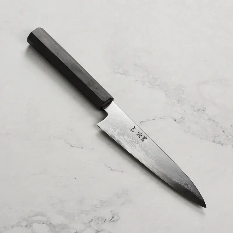 Nakagawa Aogami #1 Damascus Petty – 5.9" Compact Precision Knife With Damascus Cladding 1