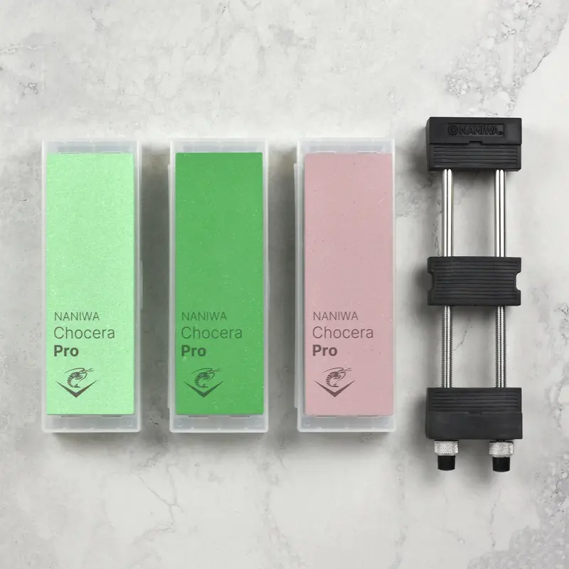 Naniwa Chocera Pro Sharpening Stone Starter Bundle 1
