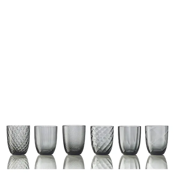 Nasonmoretti Idra Set: Six Sophisticated Water Glasses For Everyday Elegance 1