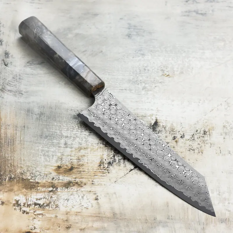 Nigara Anmon Sg2 Damascus Kiritsuke Gyuto – 8.25" High-Performance Chef’S Knife 1
