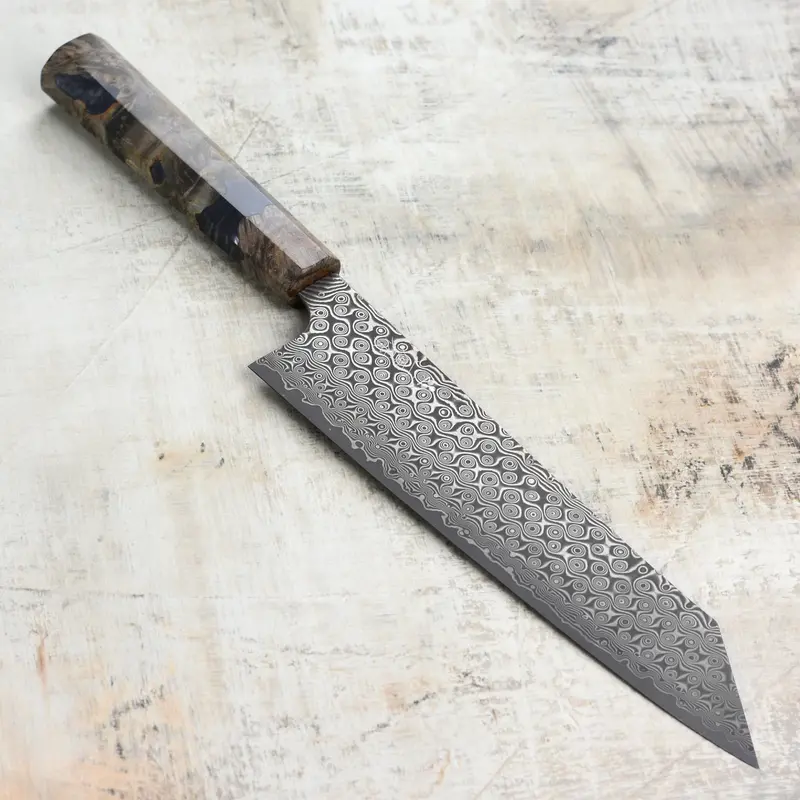 Nigara Anmon Sg2 Damascus Kiritsuke Gyuto – 9.4" Extended Blade For Precision Tasks 1