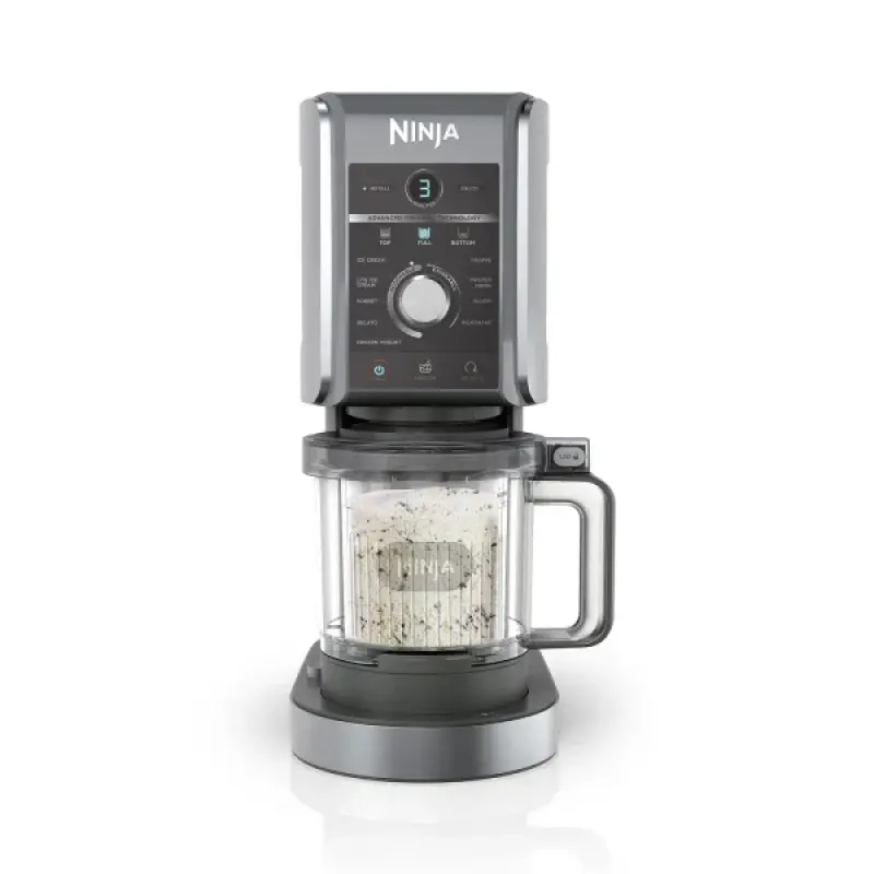 Ninja Creami Deluxe Ice Cream & Frozen Dessert Maker – 3-Container System, 10-In-1 Functionality, Dual-Flavor Capability 1
