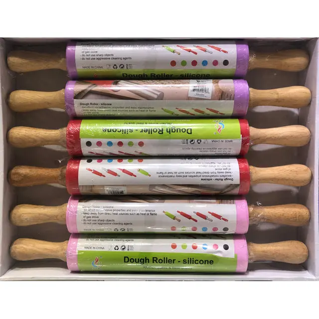Non-Stick Silicone Rolling Pin – 15 Inches (38 Cm) 1