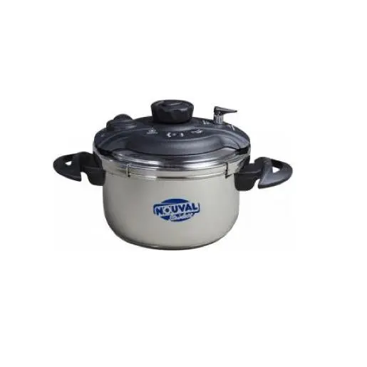 Nouval 10L Electric Pressure Cooker – Programmable Settings, Durable Grey Housing 1