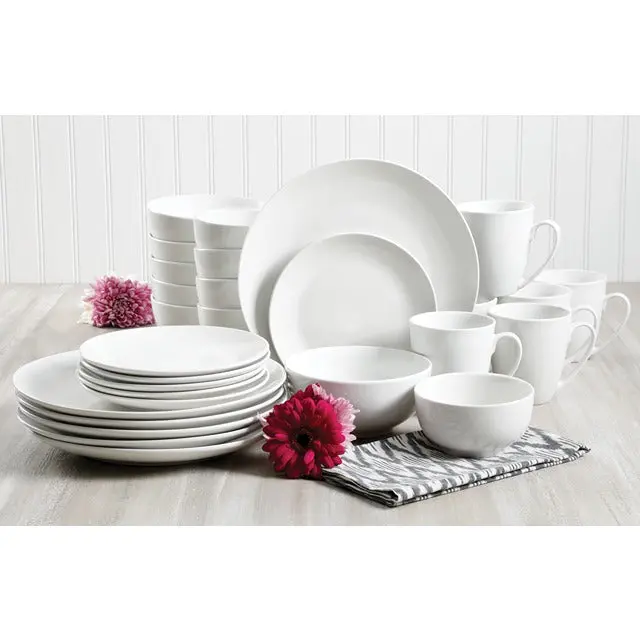 Ogalla 30-Piece Contemporary Dinnerware Set – Gibson Home 1