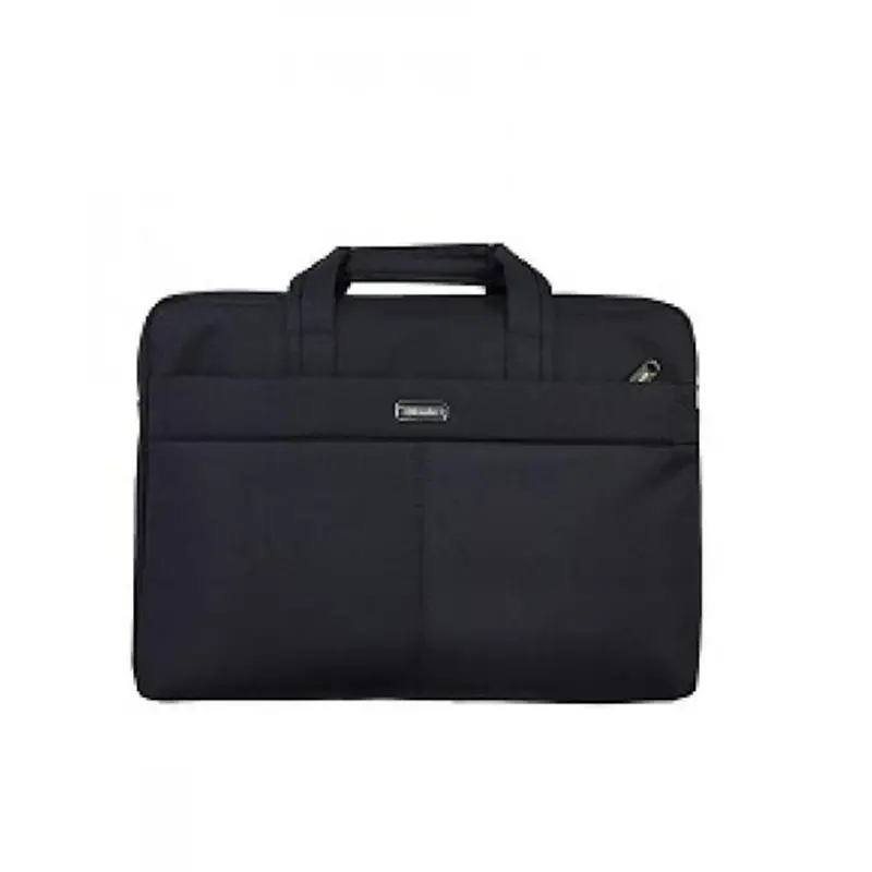 Okade 15.6-Inch Laptop Handbag – Minimalist Black Shoulder Bag With Secure Zip Closure 1