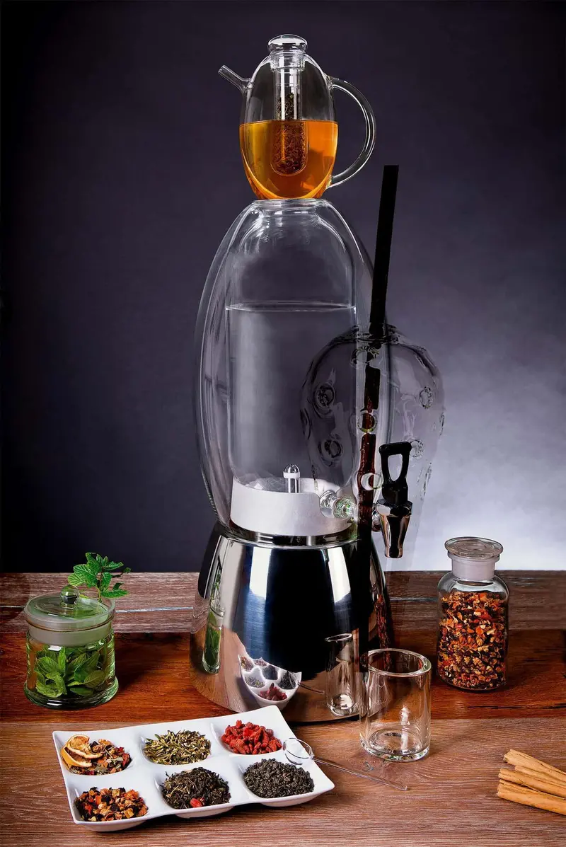 Oscar Glass Samovar Tea Maker 1