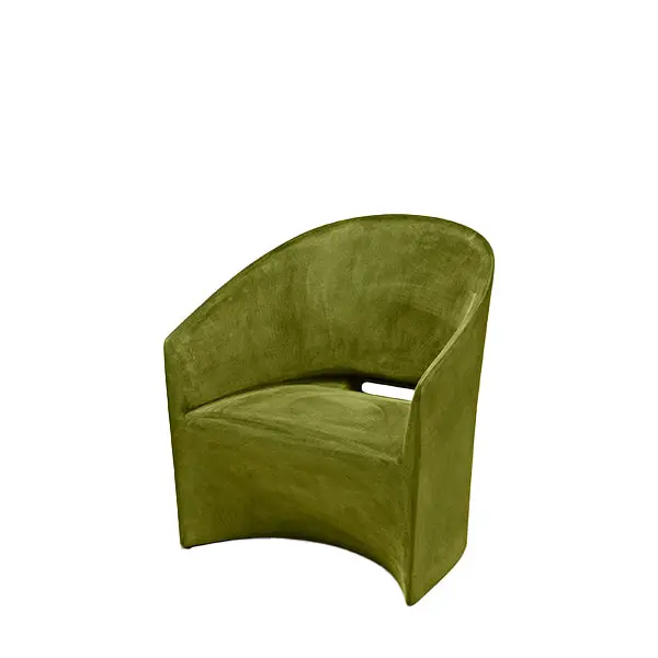 Pine Beach Armchair In Moleskin Fabric • Christophe Pillet 4