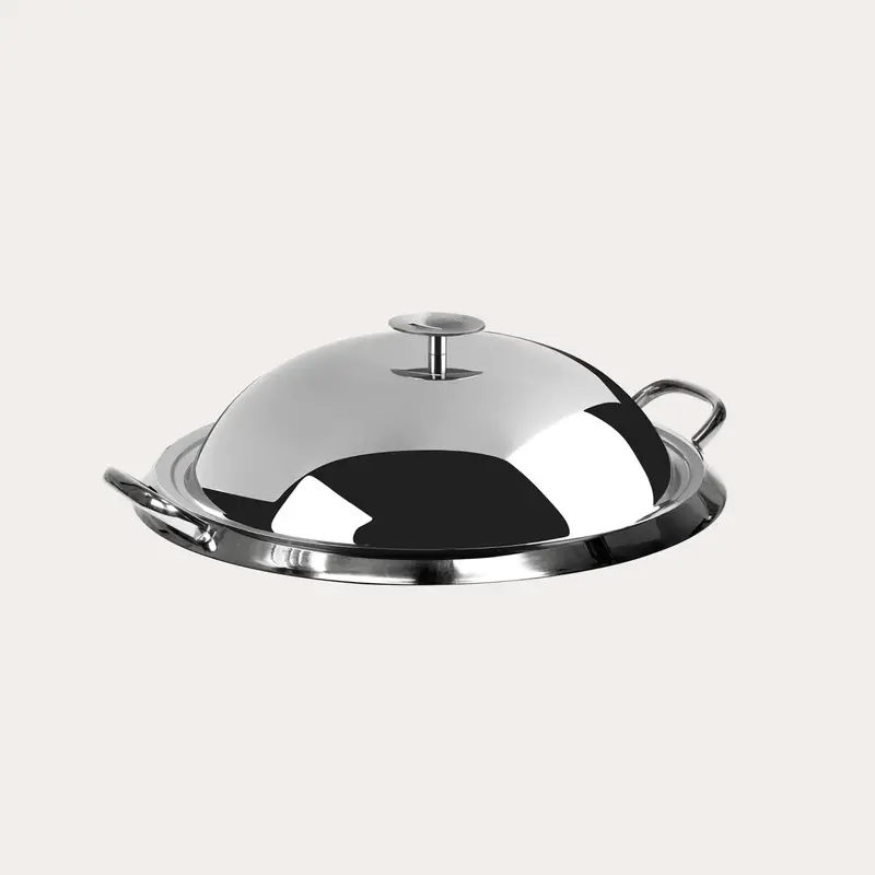 Plancha Grill Pan With Tempered Glass Lid – Flat Surface Searing 1