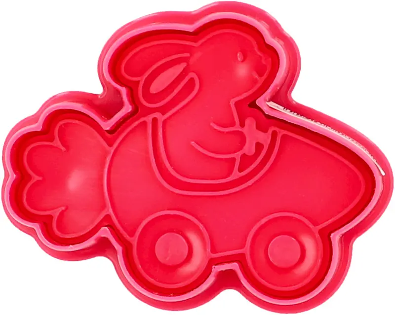 Plastic Bunny Cookie Cutter With Smooth Ejector Function 1