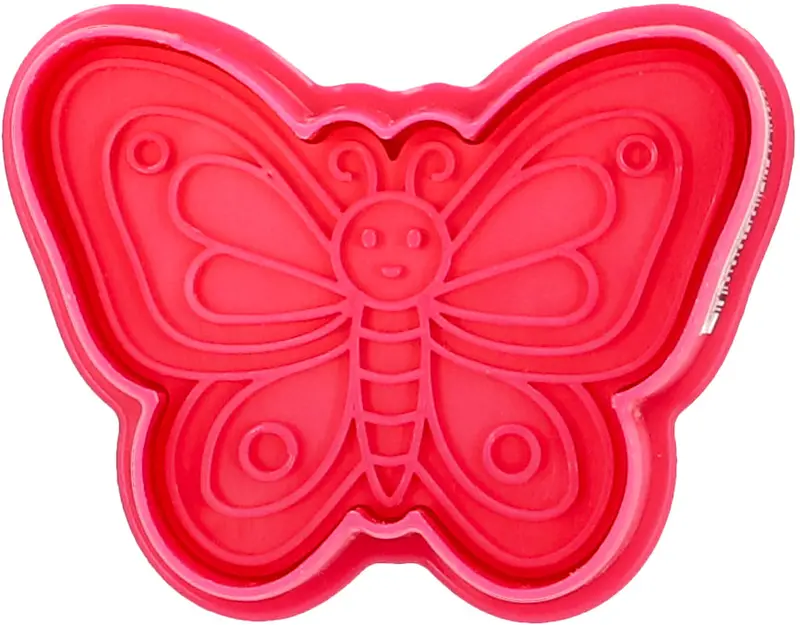 Plastic Butterfly Cookie Cutter With Effortless Release Mechanism 1